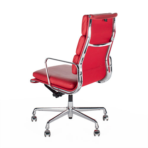 Vitra EA219 softpad bureaustoel rood