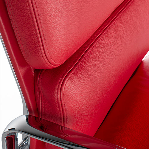 Vitra EA219 softpad bureaustoel rood