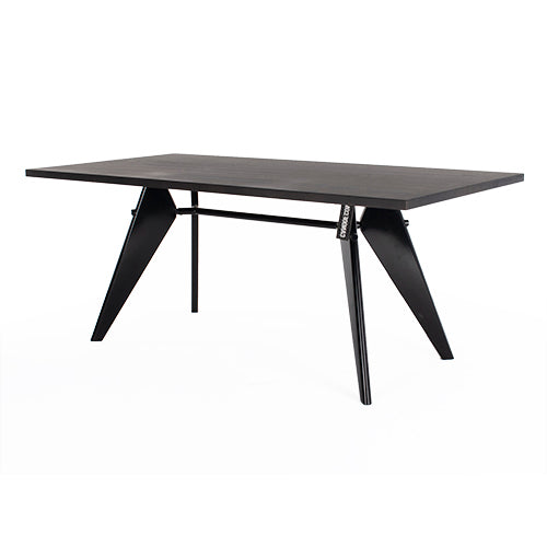 Vitra EM tafel donker eiken zwart