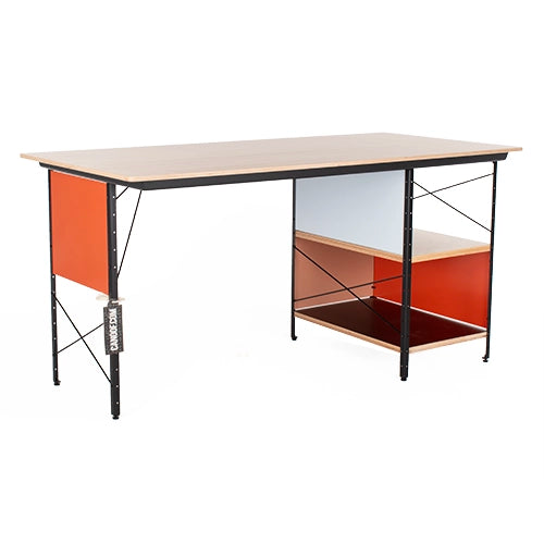 Vitra EDU bureau oranje rood blauw zwart
