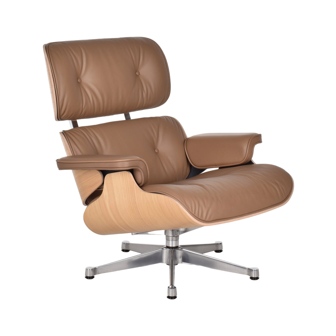 Vitra Eames Lounge chair camel leder - kastanjehout 