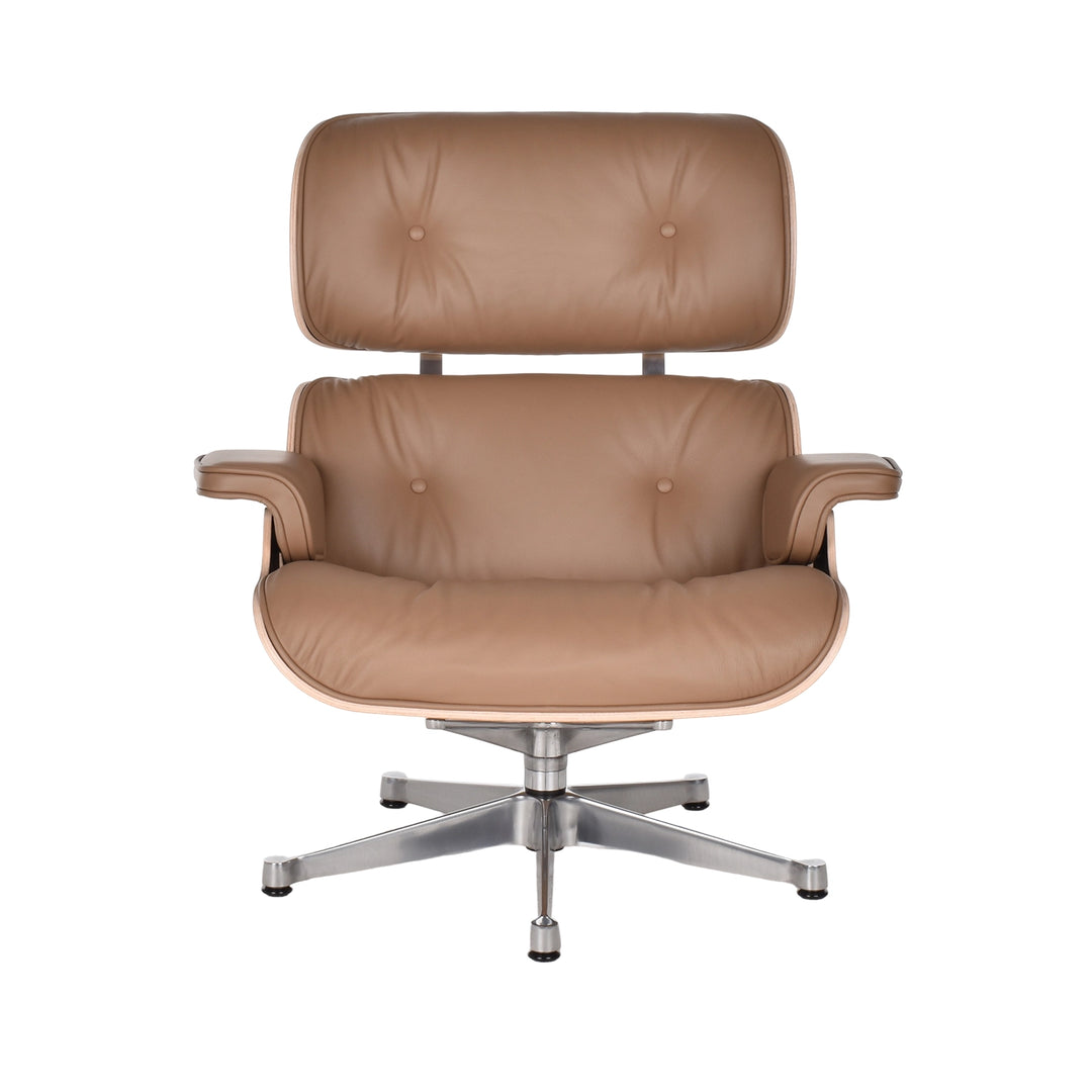 Vitra Eames Lounge chair camel leder - kastanjehout 