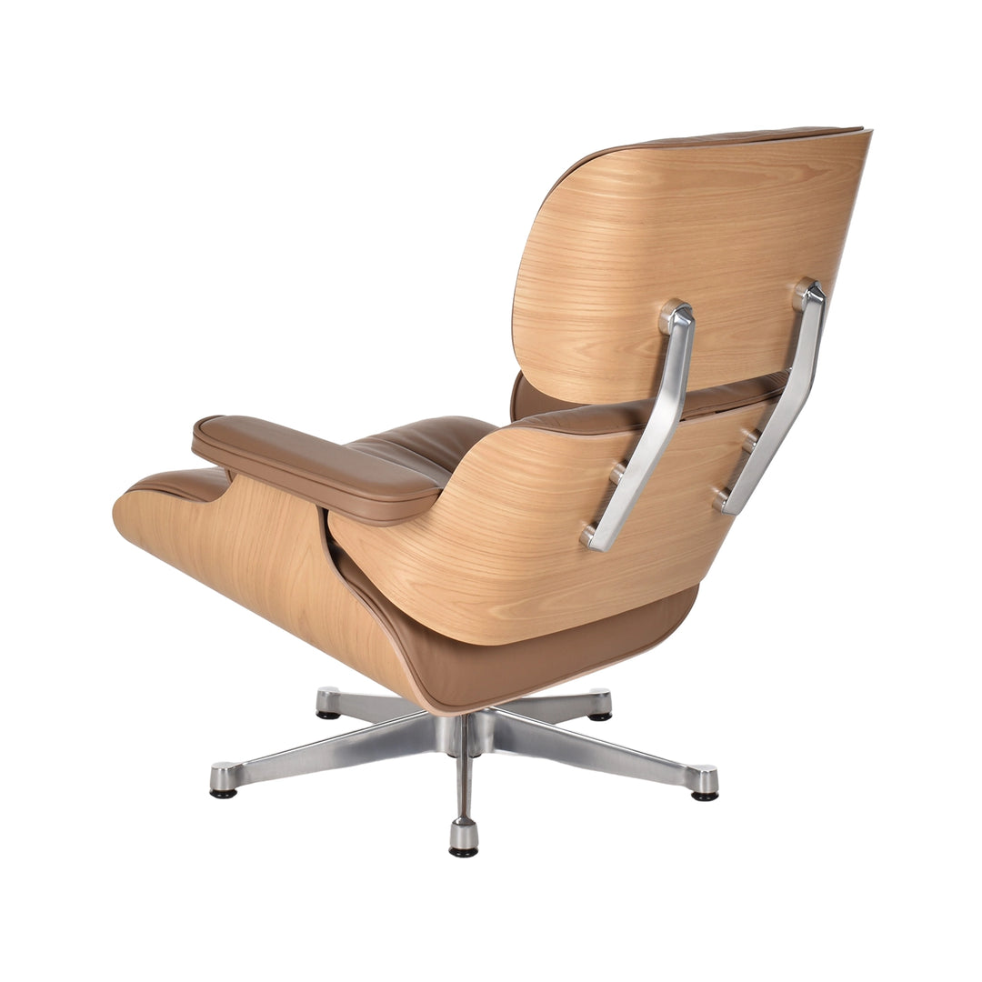 Vitra Eames Lounge chair camel leder - kastanjehout 