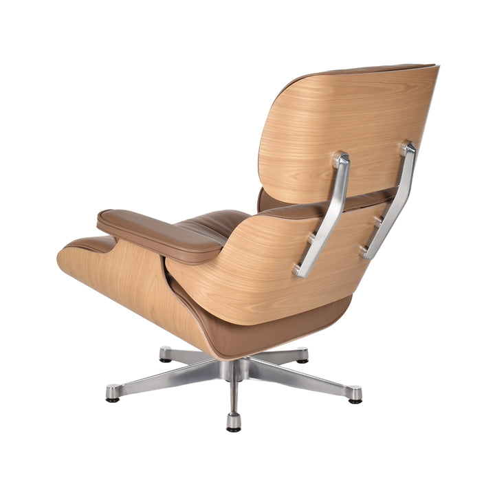 Vitra Eames Lounge chair camel leder - kastanjehout 