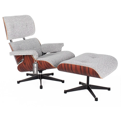 Vitra Eames Lounge Chair Nubia grijs