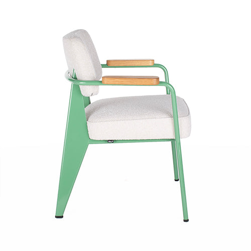 Vitra Fauteuil Direction stoel groen prouve