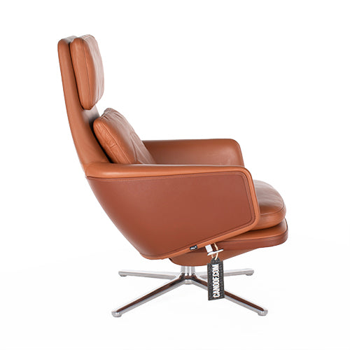 Vitra Grand Relax fauteuil cognac leder