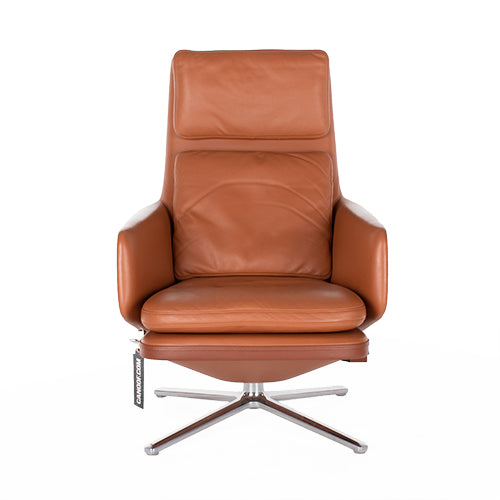 Vitra Grand Relax fauteuil cognac leder