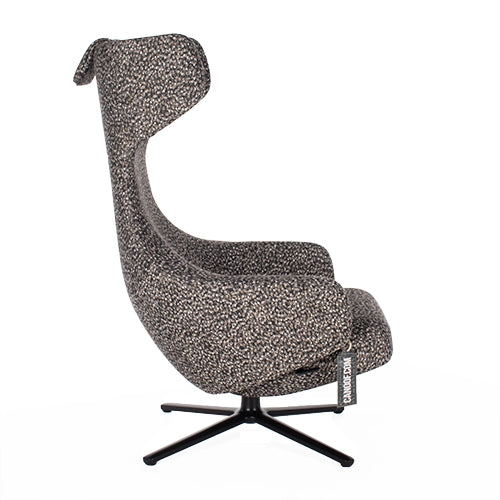 Vitra grand repos en fauteuil ottoman grijs