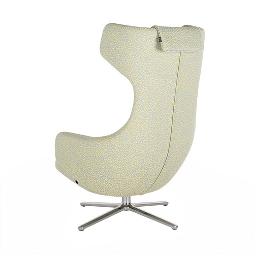 Vitra Grand Repos chair en ottoman groen