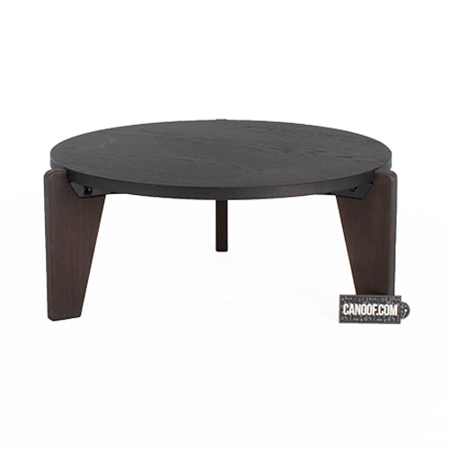Vitra Gueridon salontafel donker eiken bruin