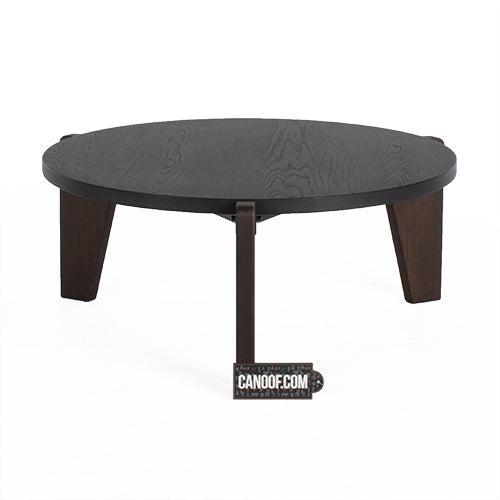 Vitra Gueridon salontafel donker eiken kleur