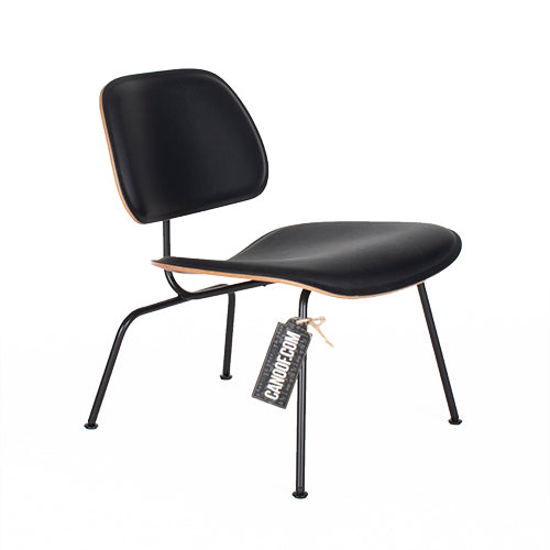 Vitra LCM stoel zwart leder