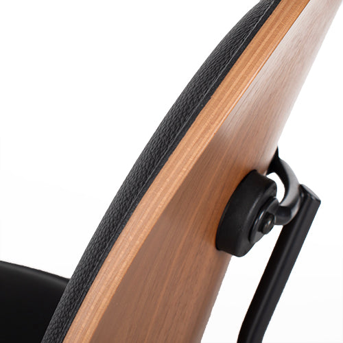 Vitra LCM fauteuil zwart leder