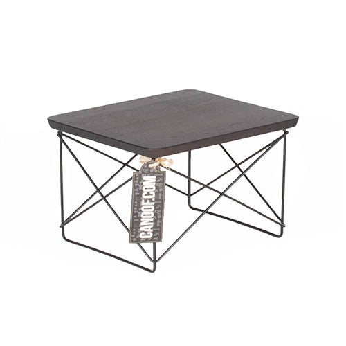 Vitra LTR bijzettafel donker eikenhout / zwart