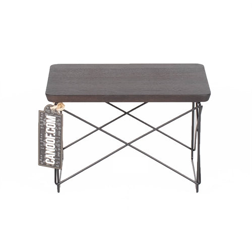 Vitra LTR bijzettafel donker eikenhout / zwart