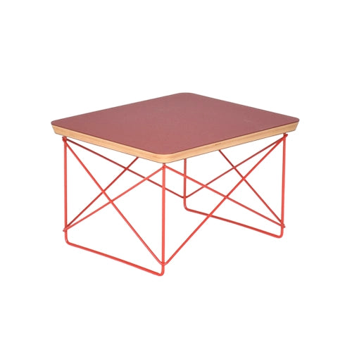 Vitra LTR bijzettafel linoleum rood