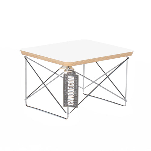 Vitra LTR bijzettafel wit chroom