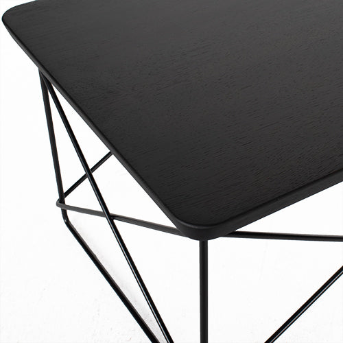 Vitra LTR eikenhout gerookt bijzettafel zwart