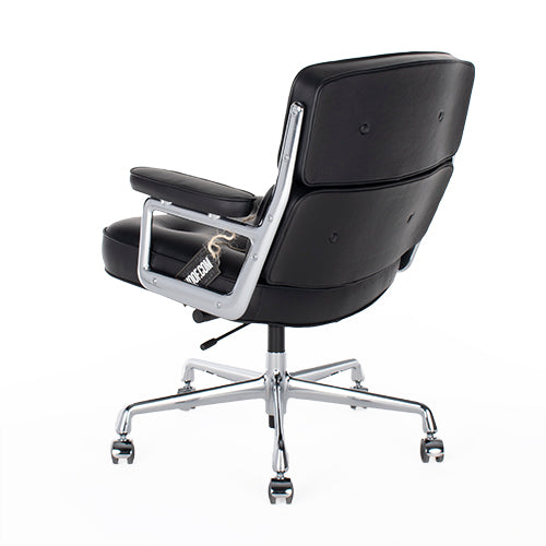 Vitra Lobby Chair bureaustoel zwart Chrome eames