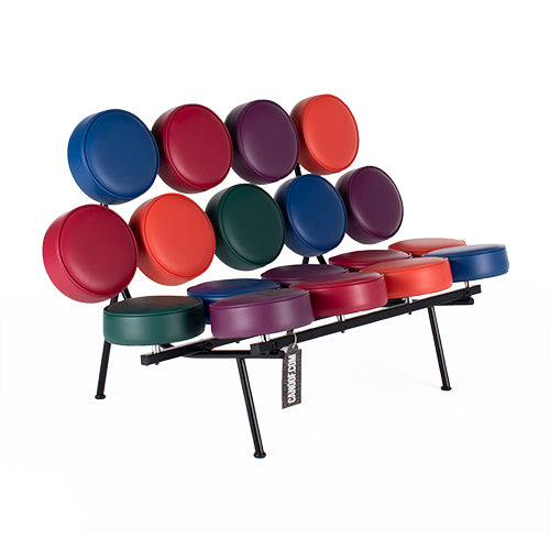vitra marshmallow sofa oranje rood paars blauw