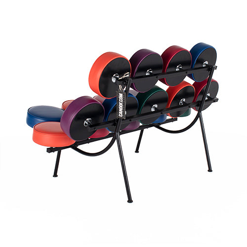 vitra marshmallow sofa oranje paars rood blauw