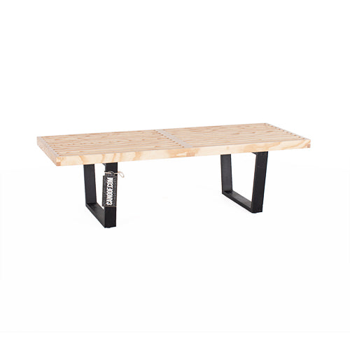 Vitra Nelson bankje naturel zwart