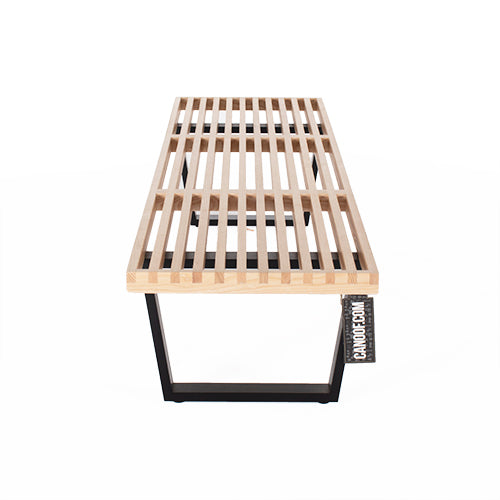 Vitra Nelson bankje naturel zwart