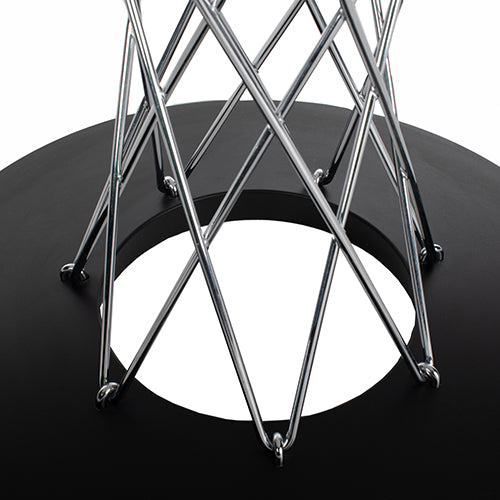 Vitra Noguchi eetkamertafel wit chroom