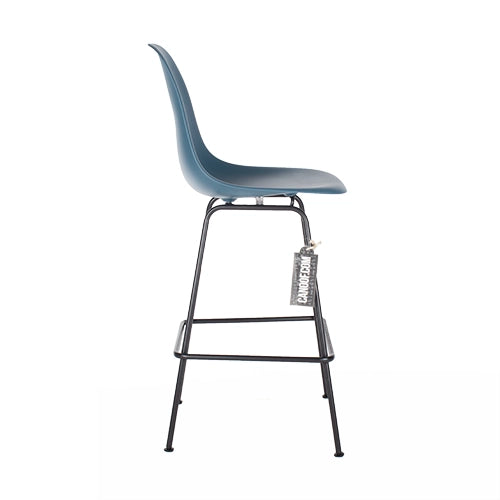 Vitra Plastic barkruk blauw