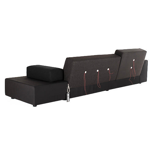 Vitra Polder sofa XL bruin