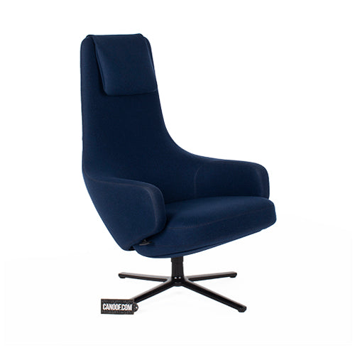 vitra repos fauteuil blauw
