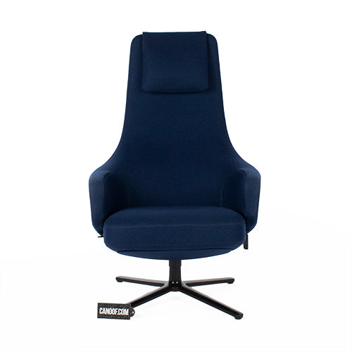 vitra repos fauteuil blauw