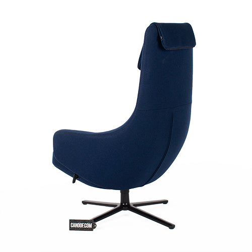vitra repos fauteuil blauw