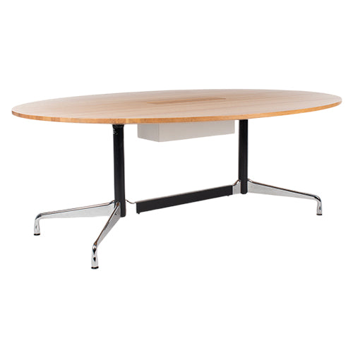 Vitra Segmented tafel naturel eikenhout