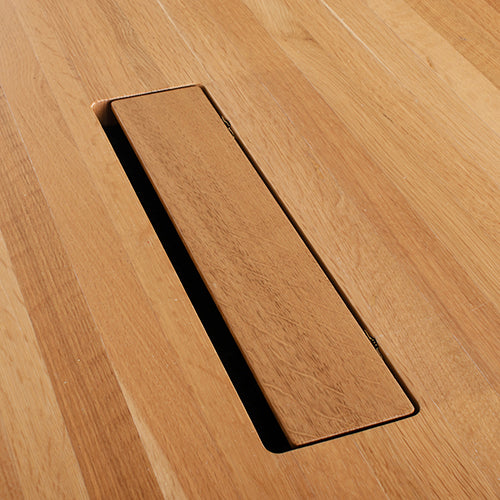 Vitra Segmented tafel naturel eikenhout