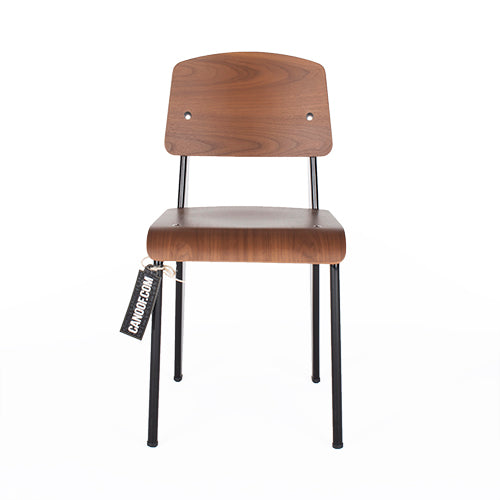 Vitra Standard Chair notenhout zwart