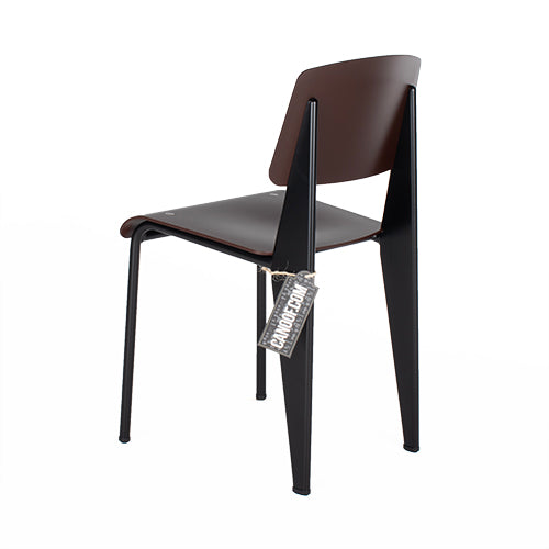 Vitra Standard chair black marron paars
