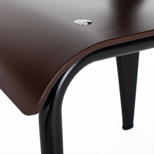Vitra Standard chair black marron zwart paars