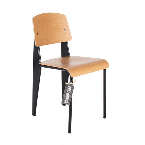 Vitra standard chair eikenhout naturel zwart