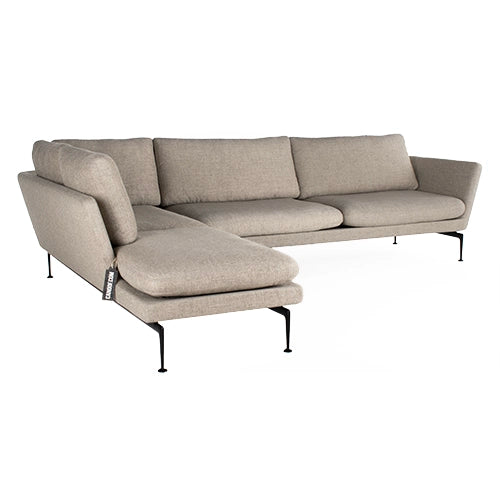 Vitra Suita L-opstelling sofa grijs groen