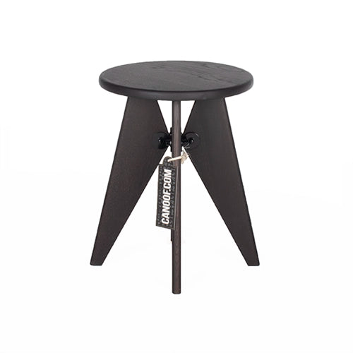 Vitra tabouret bois bijzettafel zwart