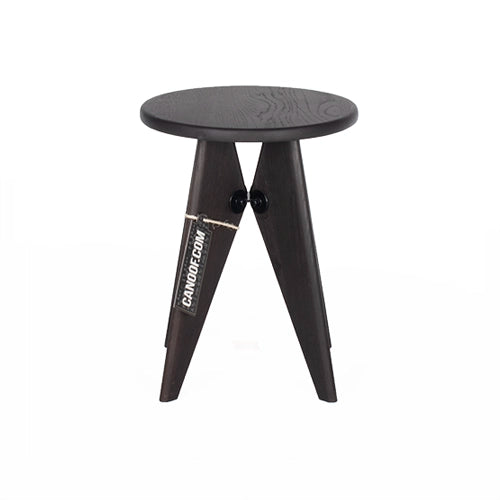 Vitra tabouret bois bijzettafel zwart