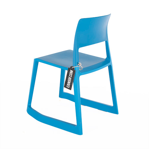 Vitra Tip Ton stoel blauw