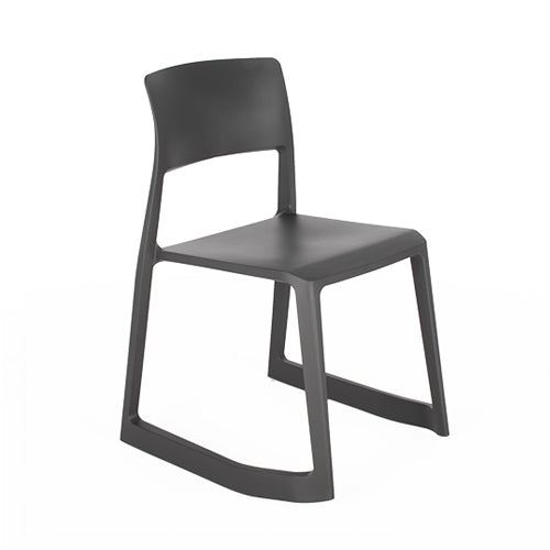 Vitra Tip ton stoel antraciet