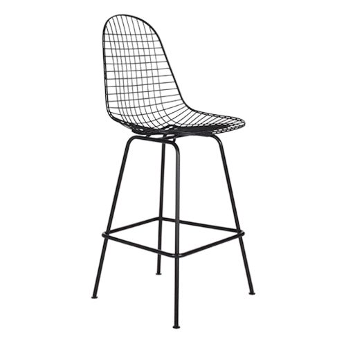 Vitra Wire barkruk 67cm zwart