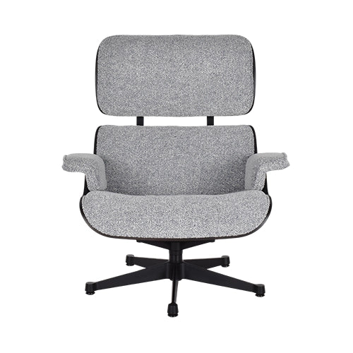Vitra Eames Lounge chair Nubia blauw zwart essenhout