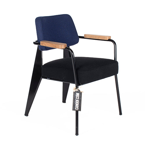 Vitradirection stoel blauw zwart