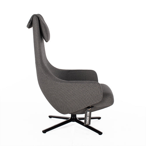Vitra repos fauteuil en ottoman groen