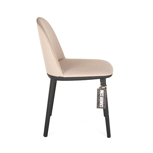 vitra softshell stoel 4-poot beige kleur